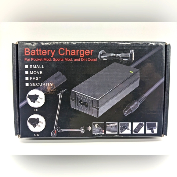 NEW Battery Charger- For Pocket Mod, Sports Mod and Dirt Quad 42 V 2A 3 Prong - Picture 1 of 5